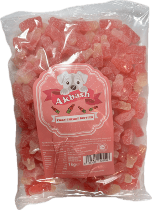 AKBASH Fizzy Cherry Bottles 1KG