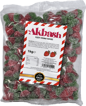 AKBASH Fizzy Strawberries 1KG