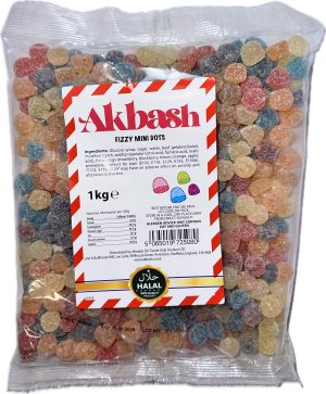 AKBASH Fizzy Mini Dots 1KG