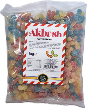 AKBASH Fizzy Telephones 1KG