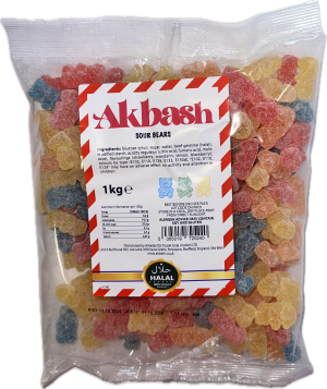 AKBASH Sour Bears 1KG