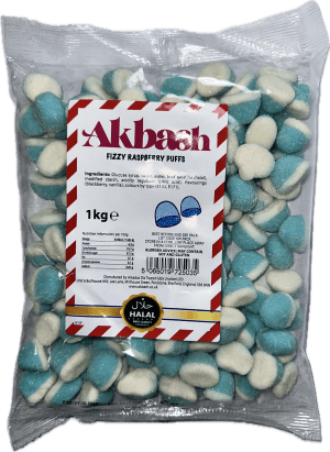 AKBASH Fizzy Raspberry Puffs 1KG